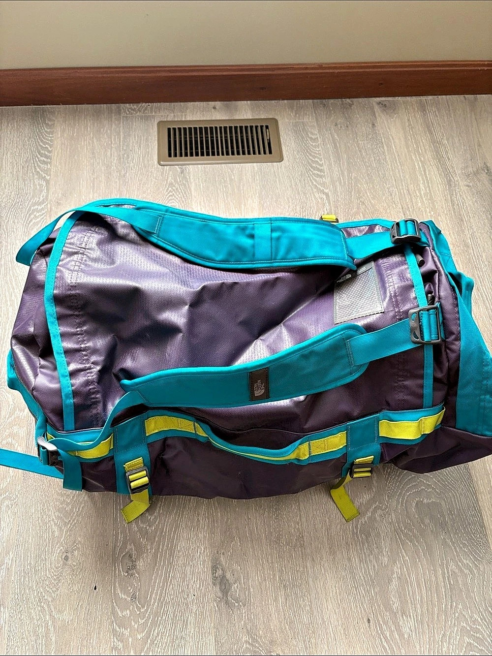 The North Face Base Camp Duffel Bag Purple & Blue L/G